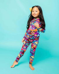 Baby Kids Bamboo Pajamas — Sweet But Deadly Long Sleeve Pajama Set — Image 1