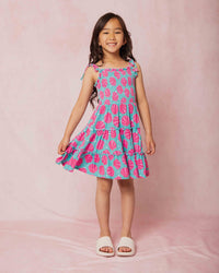 Baby Kids Bamboo Pajamas — Talk to the Shell Sleeveless Dress & Shorts Set — Image 1