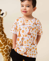 Baby Kids Bamboo Pajamas — Tall Order T-Shirt — Image 1
