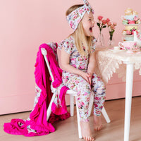 Baby Kids Bamboo Pajamas — Tea-rific Two-Piece Pajama Set — Image 1