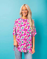 Baby Kids Bamboo Pajamas — The Powerpuff Girls™ Women's Oversized T-Shirt — Image 1