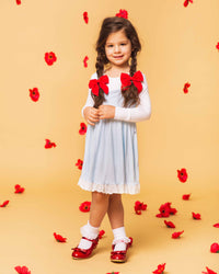 Baby Kids Bamboo Pajamas — The Wizard of Oz™ Dorothy Girls Dress — Image 1
