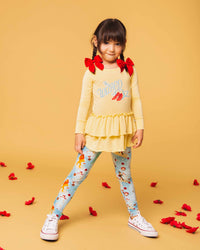 Baby Kids Bamboo Pajamas — The Wizard of Oz™ Long Sleeve Top & Tights Set — Image 1