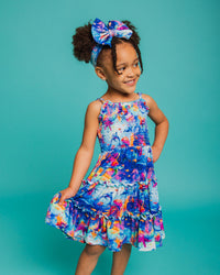 Baby Kids Bamboo Pajamas — Current Crew Sleeveless Dress & Shorts Set — Image 1