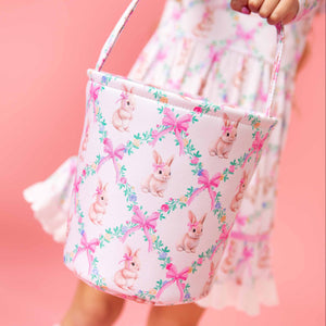 Baby Kids Bamboo Pajamas — Too Fluffin Cute Easter Basket — Image 1