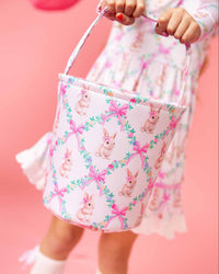 Baby Kids Bamboo Pajamas — Too Fluffin Cute Easter Basket — Image 1