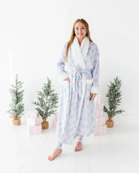 Baby Kids Bamboo Pajamas — Un-fir-gettable Adult Plush Robe — Image 1