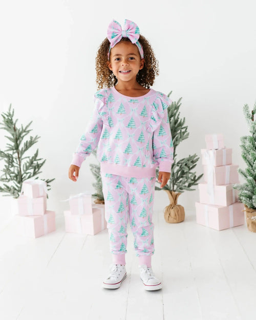 Baby Kids Bamboo Pajamas — Un-fir-gettable Jogger Set — Image 1