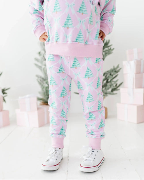 Baby Kids Bamboo Pajamas — Un-fir-gettable Jogger Set — Image 6