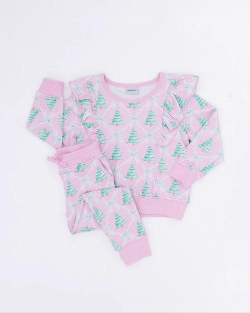 Baby Kids Bamboo Pajamas — Un-fir-gettable Jogger Set — Image 3
