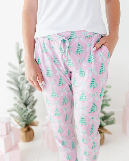 Baby Kids Bamboo Pajamas — Un-fir-gettable Women's Pants — Image 13