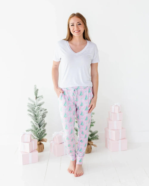 Baby Kids Bamboo Pajamas — Un-fir-gettable Women's Pants — Image 1