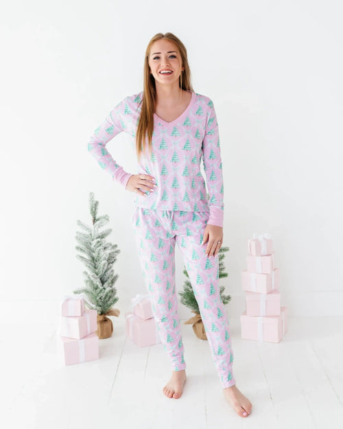 Baby Kids Bamboo Pajamas — Un-fir-gettable Women's Pants — Image 9