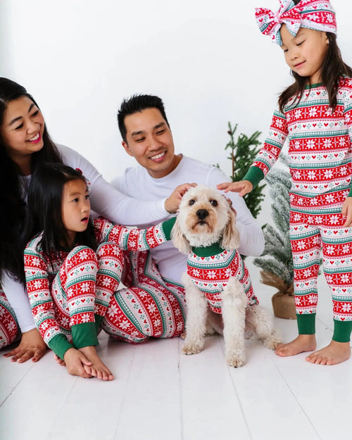 Baby Kids Bamboo Pajamas — Up To Snow Good Dog Sweater — Image 2