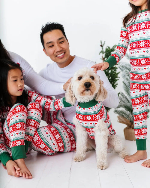 Baby Kids Bamboo Pajamas — Up To Snow Good Dog Sweater — Image 6