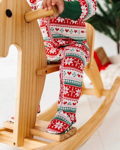 Baby Kids Bamboo Pajamas — Up To Snow Good Footie — Image 8