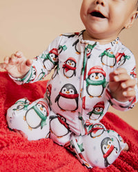 Baby Kids Bamboo Pajamas — Waddle It Be Convertible Romper — Image 1