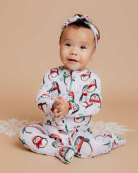 Baby Kids Bamboo Pajamas — Waddle It Be Footie — Image 1