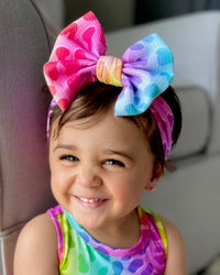 Baby Kids Bamboo Pajamas — Wild Child Biggie Bow — Image 1