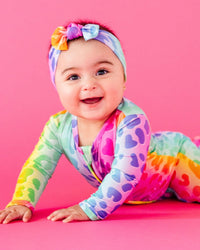 Baby Kids Bamboo Pajamas — Wild Child Footie — Image 1