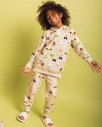 Baby Kids Bamboo Pajamas — Witch Better Have My Candy Hooded Jogger Set — Image 1