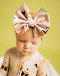 Baby Kids Bamboo Pajamas — Witch Better Have My Candy Biggie Bow — Image 1