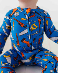 Baby Kids Bamboo Pajamas — Wrench & Repeat Convertible Romper — Image 1