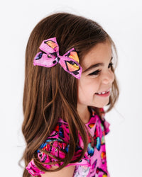 Baby Kids Bamboo Pajamas — You Give Me Butterflies Woven Piggy Clip — Image 1