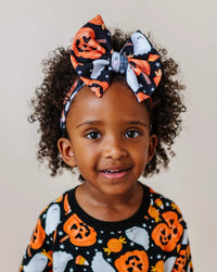 Baby Kids Bamboo Pajamas — You've Been Ghosted Biggie Bow — Image 1