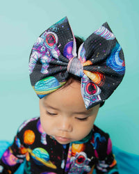Baby Kids Bamboo Pajamas — Zero Gravity Biggie Bow — Image 1