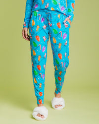 Baby Kids Bamboo Pajamas — A Very Lit-mas Women's Pants — Image 1