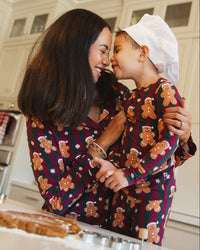 Baby Kids Bamboo Pajamas — Bake It Till You Make It Long Sleeve Pajama Set — Image 1