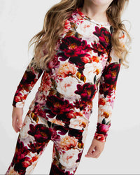 Baby Kids Bamboo Pajamas — Berry Tale Ending Long Sleeve Pajama Set — Image 3