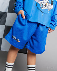 Baby Kids Bamboo Pajamas — Hot Wheels™ Born To Race Mesh Shorts — Image 3
