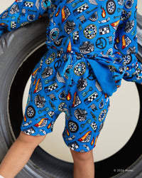 Baby Kids Bamboo Pajamas — Hot Wheels™ Born To Race Pull-On Shorts — Image 1