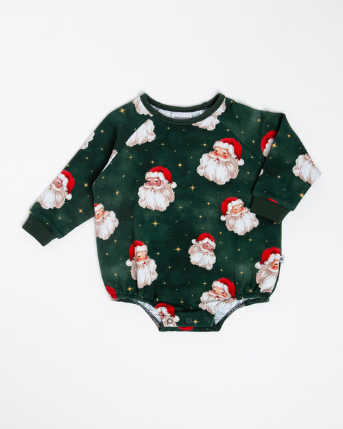 Baby Kids Bamboo Pajamas — Claus Encounters Bubble Sweatshirt — Image 2