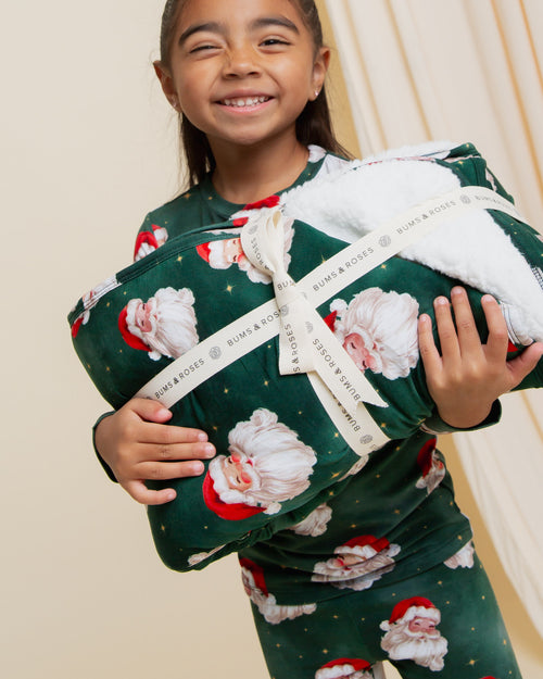 Baby Kids Bamboo Pajamas — Claus Encounters Bum Bum Blanket - Plush — Image 2
