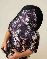 Baby Kids Bamboo Pajamas — Crown Me Dead Hat — Image 1