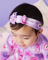 Baby Kids Bamboo Pajamas — Cute To Death Headwrap — Image 1