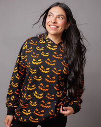 Baby Kids Bamboo Pajamas — Grin Reaper Adult Unisex Hoodie — Image 1