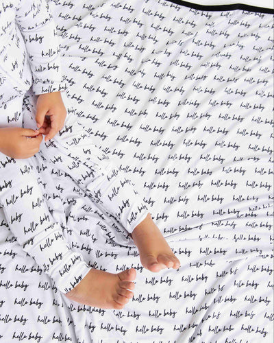 Baby Kids Bamboo Pajamas — Hello Baby Signature Bundle — Image 5