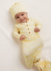 Baby Kids Bamboo Pajamas — Hello Sunshine Keepsake Bundle — Image 5
