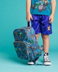 Baby Kids Bamboo Pajamas — Hot Wheels™ Monster Trucks Kids Back Pack — Image 1