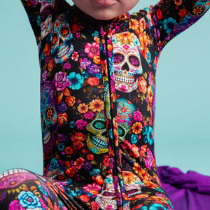 Baby Kids Bamboo Pajamas — Killer Smile Convertible Romper — Image 6