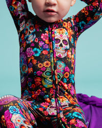 Baby Kids Bamboo Pajamas — Killer Smile Convertible Romper — Image 6