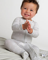 Baby Kids Bamboo Pajamas — Worth The Wait Convertible Romper — Image 1