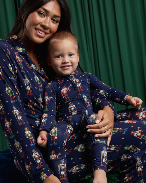 Baby Kids Bamboo Pajamas — Nutty By Nature Convertible Romper — Image 5