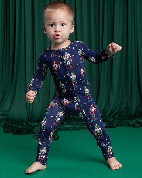 Baby Kids Bamboo Pajamas — Nutty By Nature Convertible Romper — Image 4