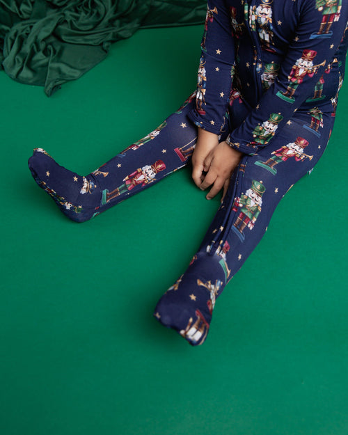 Baby Kids Bamboo Pajamas — Nutty By Nature Convertible Romper — Image 11