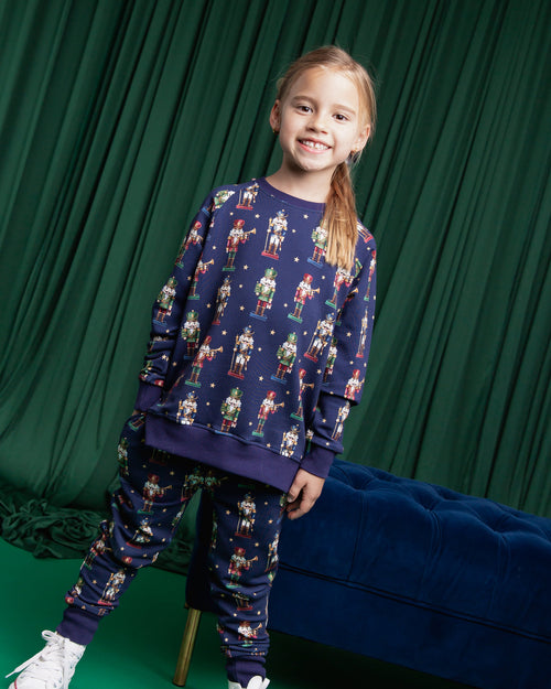 Baby Kids Bamboo Pajamas — Nutty By Nature Jogger Set — Image 4